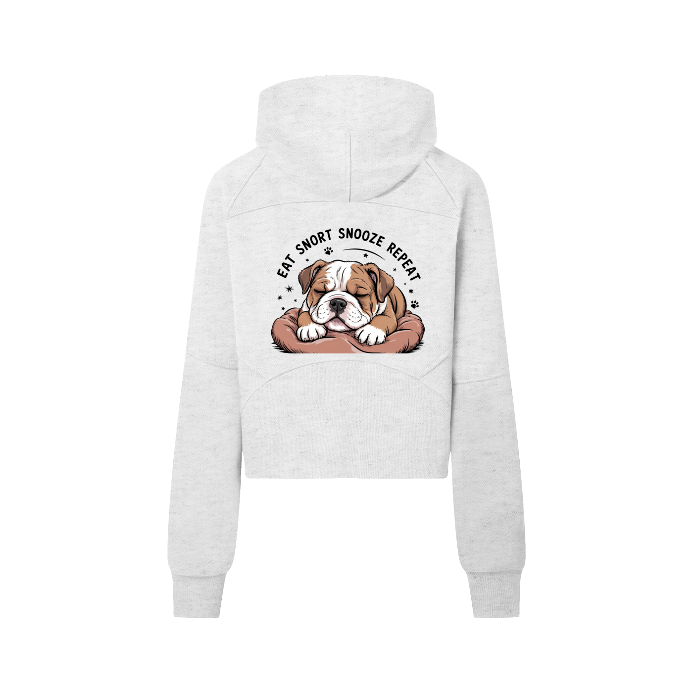 Cropped Half-Zip Hoodie