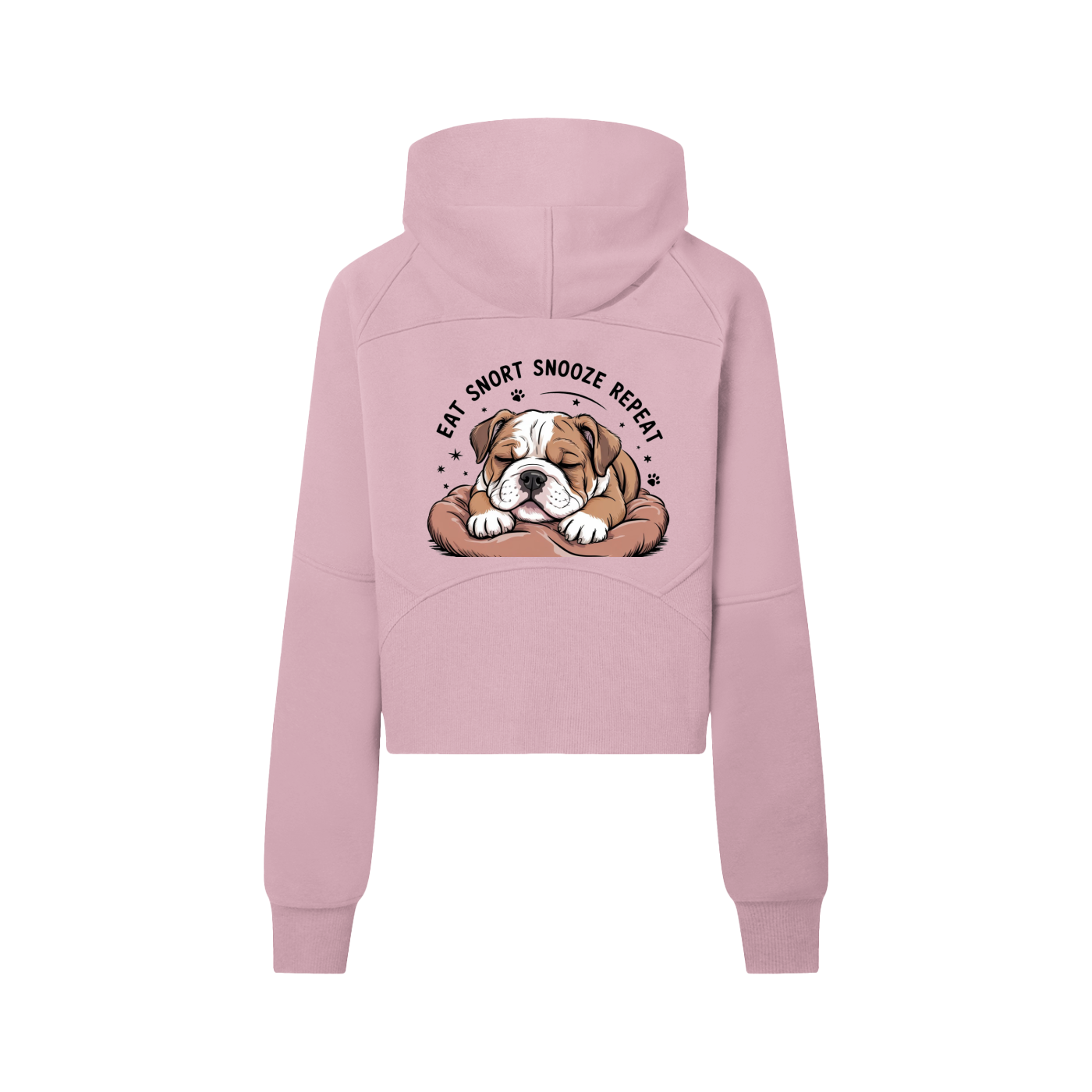 Cropped Half-Zip Hoodie